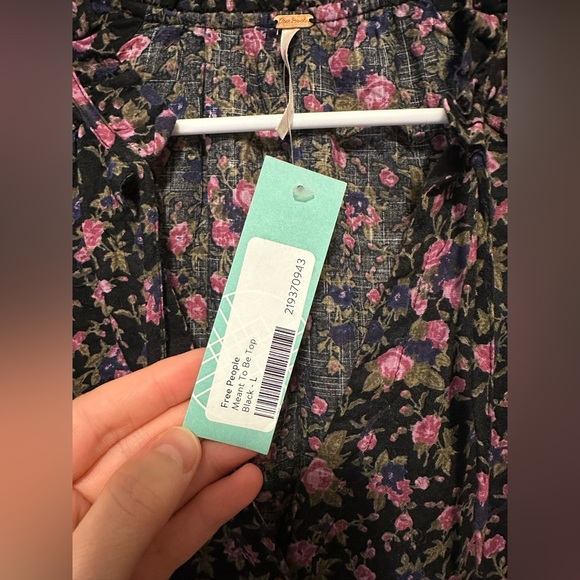 NWT Free People Meant To Be Blouse Size L - Picture 7 of 12